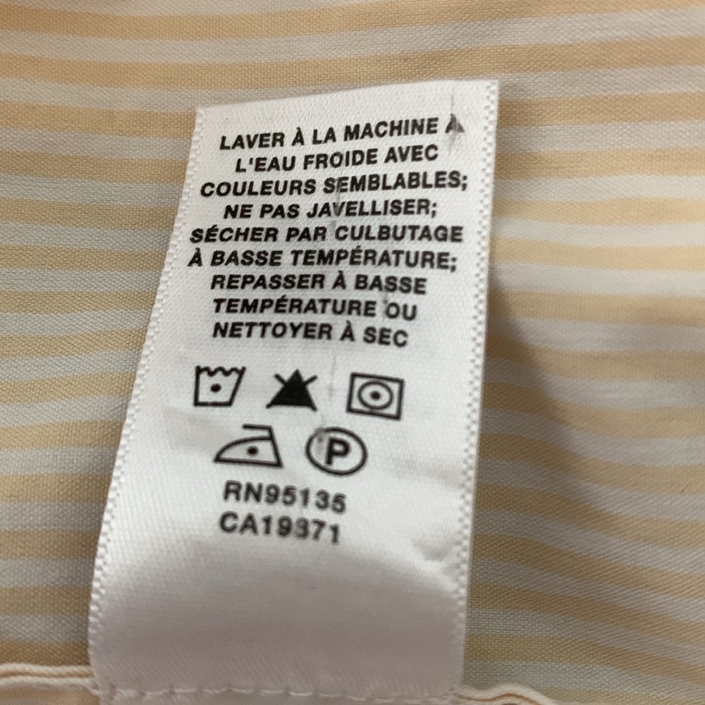 Lafayette 148  New York Everson Solo Melange Stripe Blouse Size S - Picture 9 of 9